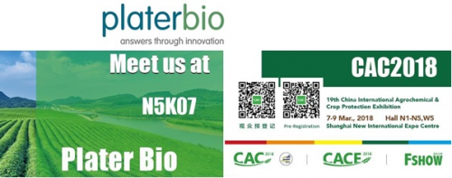 Plater Bio add CAC2018 in Shanghai to their Exhibition Schedule 